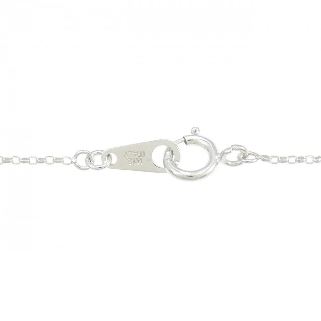 K18WG ダイヤモンド ネックレス 0.12CT K18WG ダイヤモンド ネックレス 0.12CT