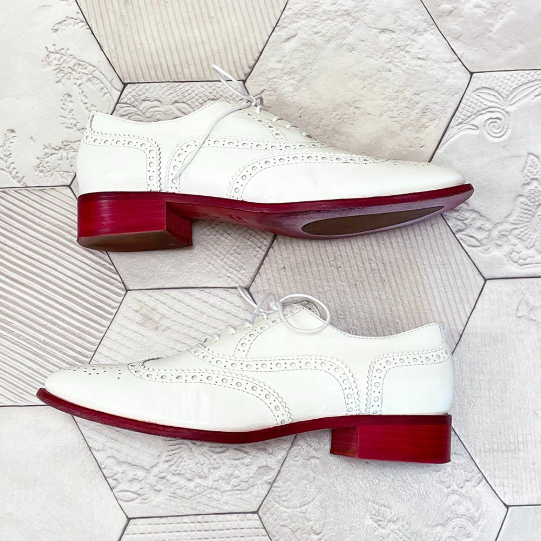 Luca Grossi メダリオン装飾 ウイングチップ マニッシュシューズ Luca Grossi メダリオン装飾 ウイングチップ マニッシュシューズ