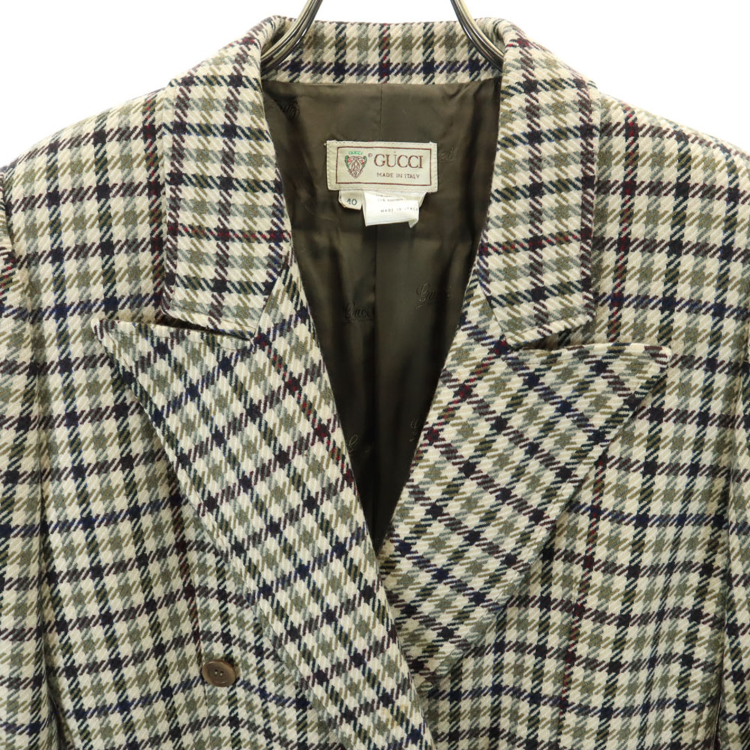 GUCCI - グッチ 80s 90s イタリア製 ウールブレンド オールド GUCCI - グッチ 80s 90s イタリア製 ウールブレンド オールド