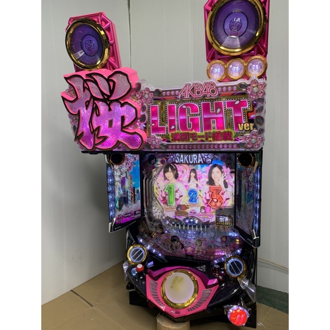 ☆*゜【遊タイム付】P AKB48 桜LIGHT ver. パチンコ実機☆*゜ ☆*゜【遊タイム付】P AKB48 桜LIGHT ver. パチンコ実機☆*゜
