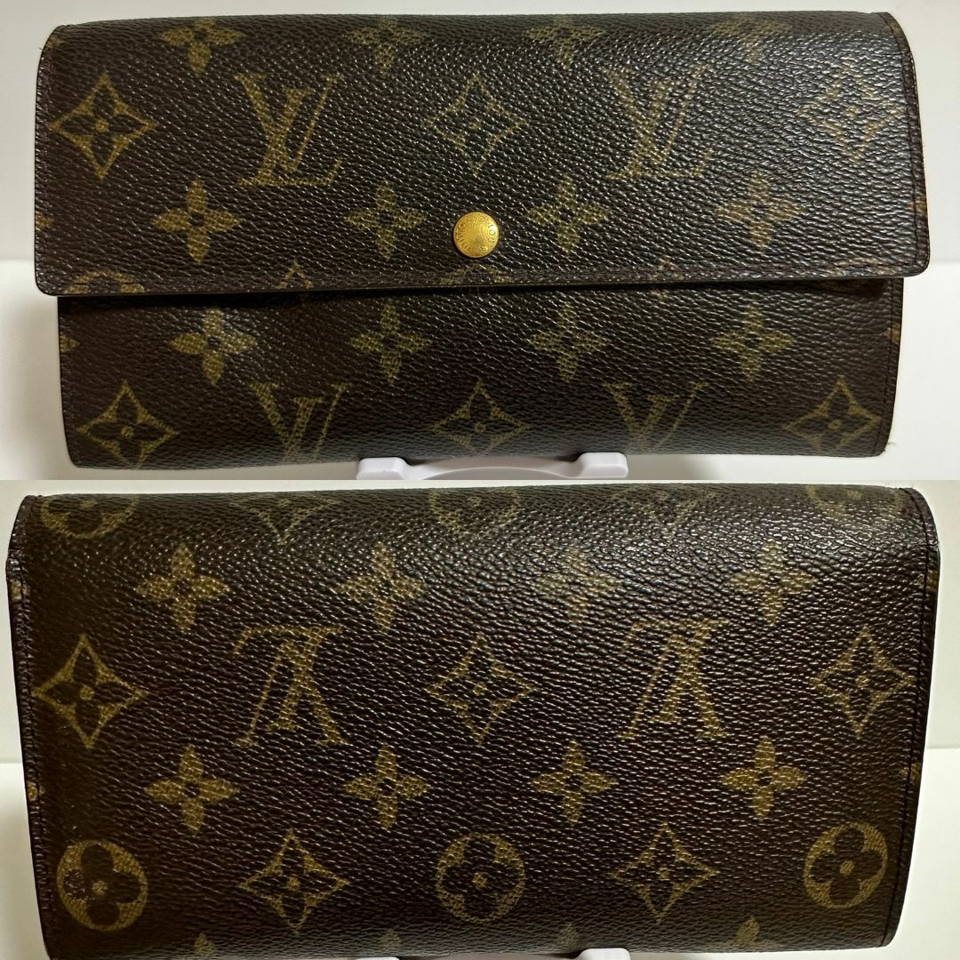 LOUIS VUITTON - ルイヴィトン モノグラム ポルトモネクレディ 二つ折り長財布 M61725