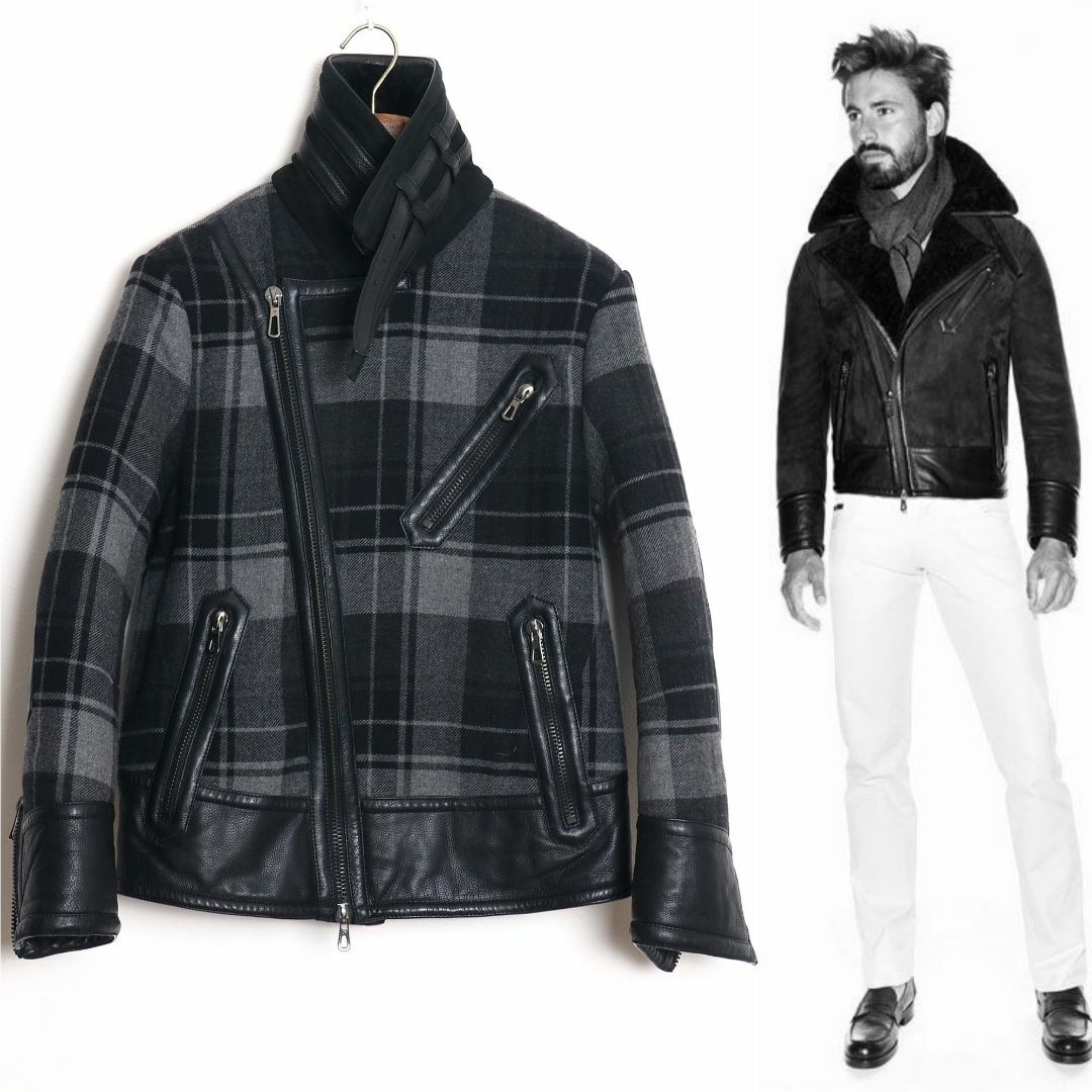 TOM FORD - トムフォード 13AW ムートンライダース 44-46 TOM FORD - トムフォード 13AW ムートンライダース 44-46