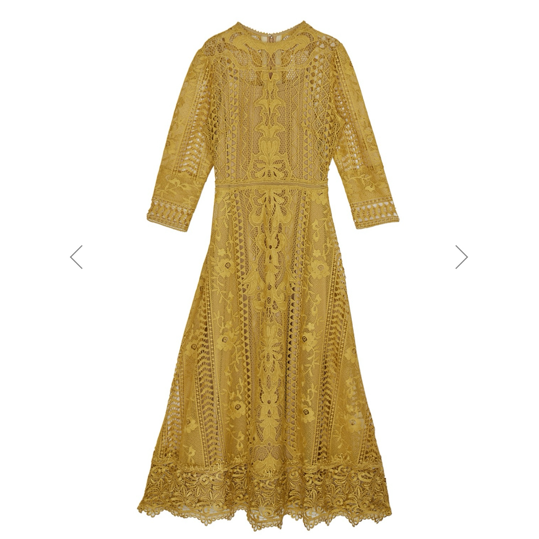 Ameri VINTAGE - Sサイズ AMERI UND CHEMICAL LACE FLARE DRESS Ameri VINTAGE - Sサイズ AMERI UND CHEMICAL LACE FLARE DRESS