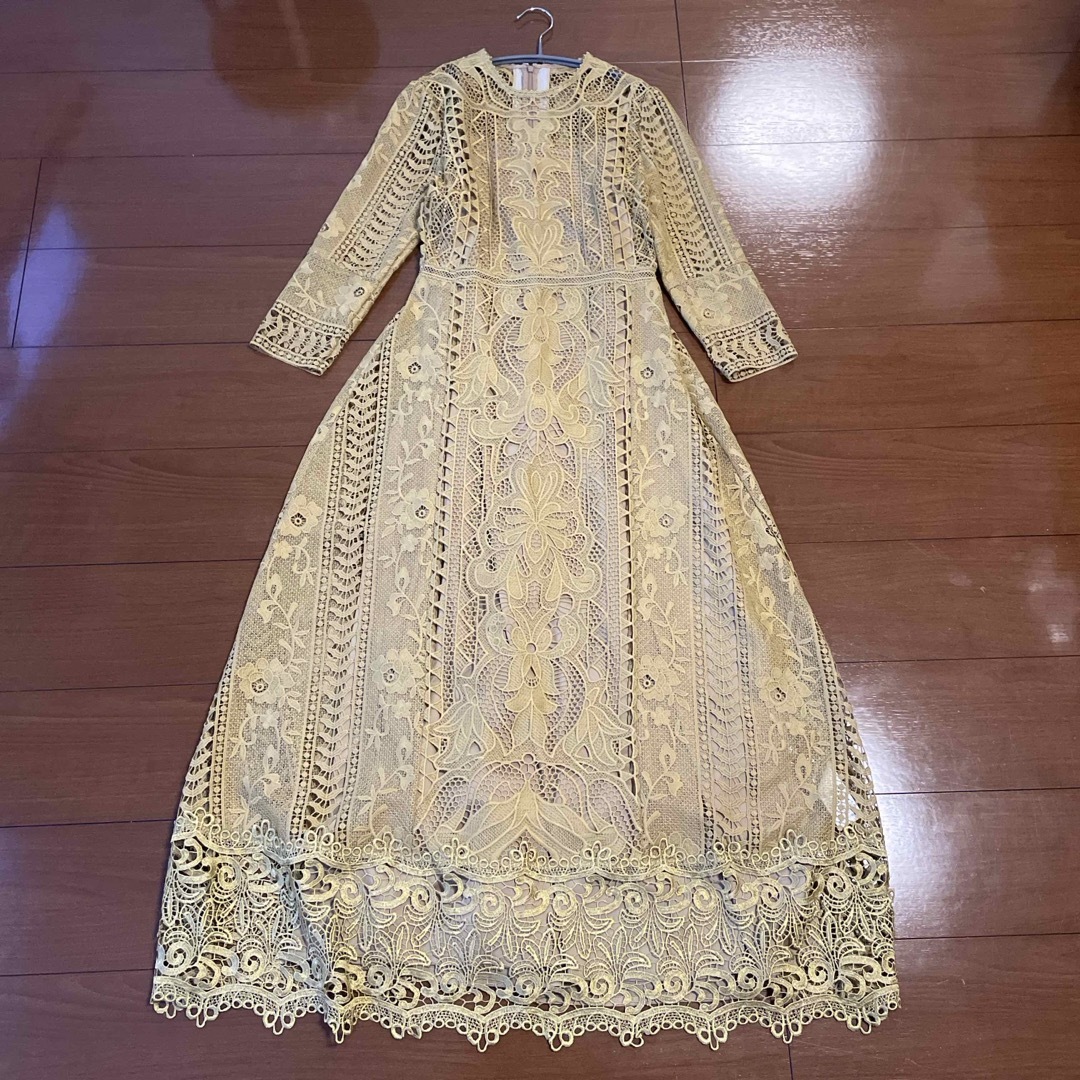 Ameri VINTAGE - Sサイズ AMERI UND CHEMICAL LACE FLARE DRESS Ameri VINTAGE - Sサイズ AMERI UND CHEMICAL LACE FLARE DRESS