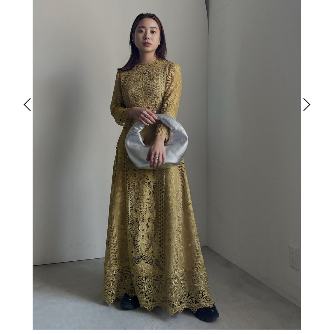 Ameri VINTAGE - Sサイズ AMERI UND CHEMICAL LACE FLARE DRESS Ameri VINTAGE - Sサイズ AMERI UND CHEMICAL LACE FLARE DRESS