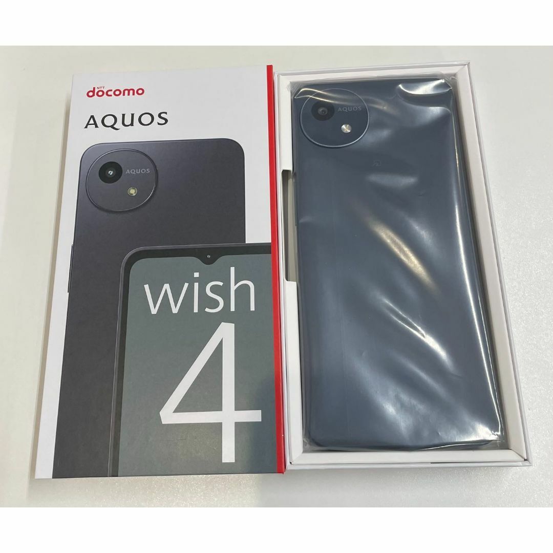 ブラック 中古 AQUOS wish4 新品未使用 ブラック 中古 AQUOS wish4 新品未使用