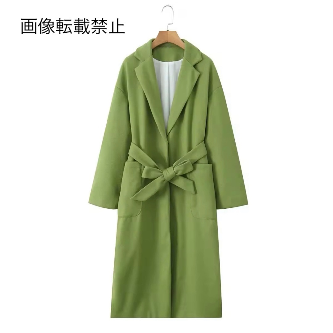 ‍9月新作‍15086◆green グリーン ロングコート