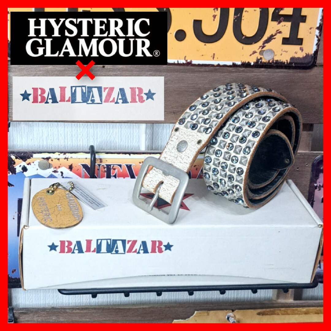 HYSTERIC GLAMOUR×BALTAZAR スワロフスキーベルト M ベルト HYSTERIC GLAMOUR×BALTAZAR スワロフスキーベルト M ベルト
