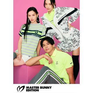 マスターバニーエディション(MASTER BUNNY EDITION)の最終値下げ マスターバニーエディション　パーリーゲイツ ポロシャツ　モックネック(ウエア)