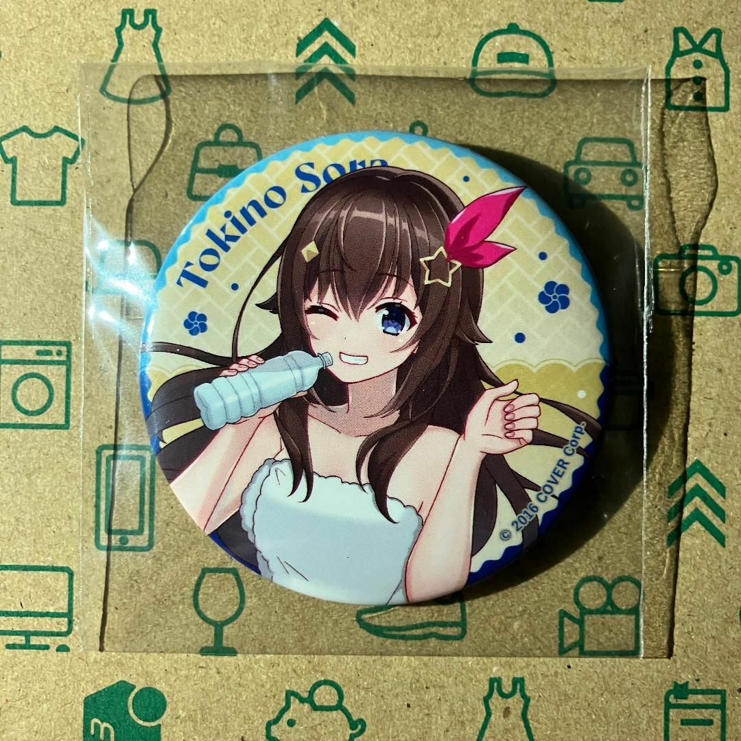 ホロライブ極楽湯 フロライフ ときのそら 缶バッジミニキャラver ホロライブ極楽湯 フロライフ ときのそら 缶バッジミニキャラver