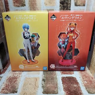 【未開封品】アスカ　綾波レイ　フィギュア　2体セット　一番くじ　B賞　C賞(アニメ/ゲーム)