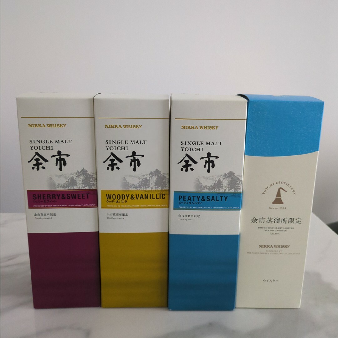 余市蒸留所限定ウイスキー(500ml) 4種セット 余市蒸留所限定ウイスキー(500ml) 4種セット