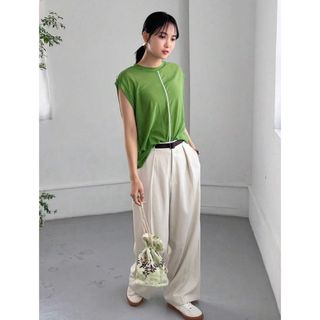 シーイン(SHEIN)の【試着のみ】FRIFUL カジュアルシースルータンクトップ(Tシャツ/カットソー(半袖/袖なし))