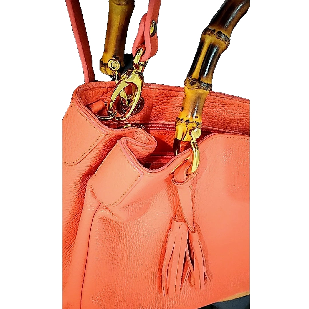 BARNEYS NEW YORK - BARNEYS NEWYORK バンブーハンドル 2way BARNEYS NEW YORK - BARNEYS NEWYORK バンブーハンドル 2way