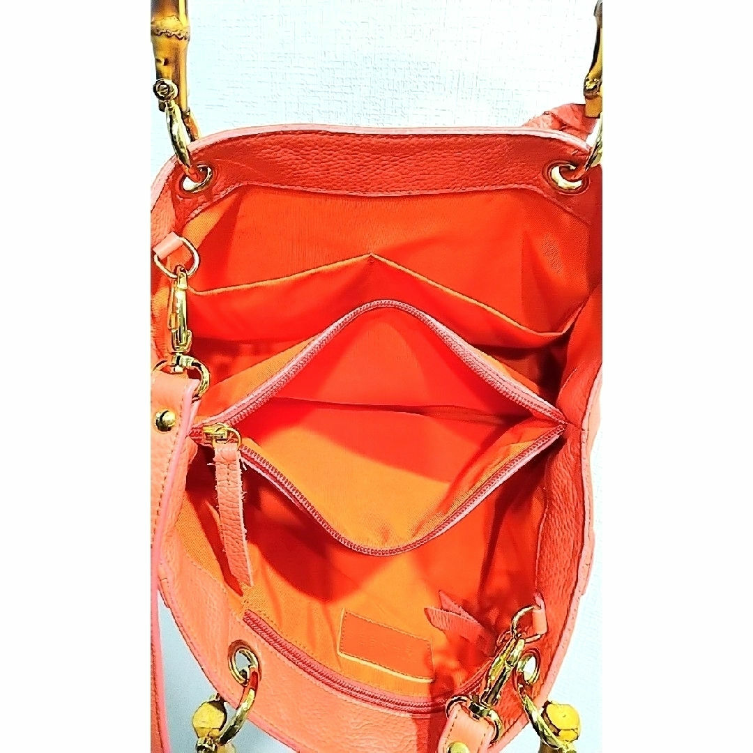 BARNEYS NEW YORK - BARNEYS NEWYORK バンブーハンドル 2way BARNEYS NEW YORK - BARNEYS NEWYORK バンブーハンドル 2way