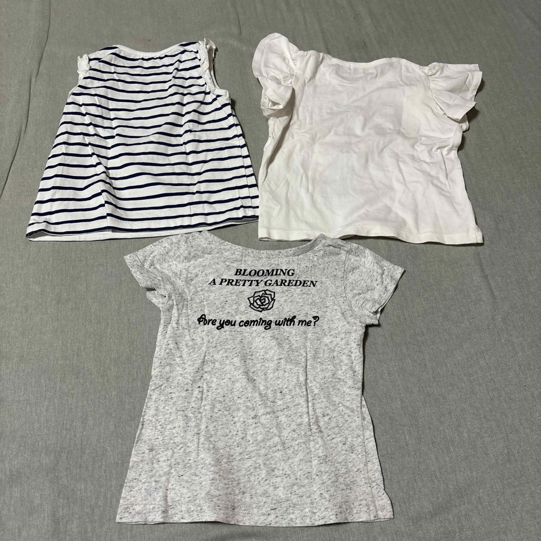 BeBe(ベベ)のトップス　3点セット キッズ/ベビー/マタニティのキッズ服女の子用(90cm~)(Tシャツ/カットソー)の商品写真