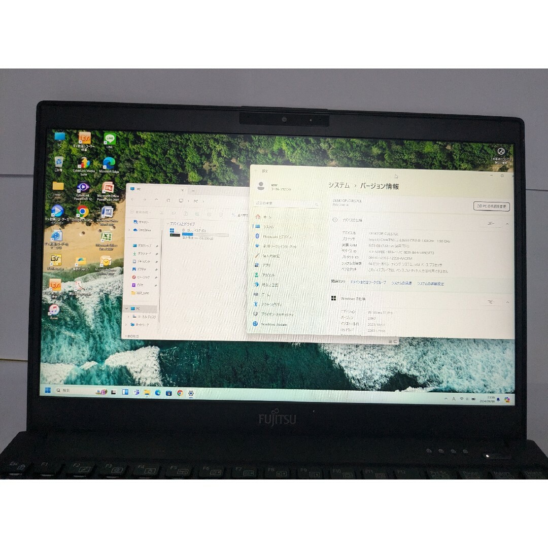 爆速&超軽量&薄型 富士通LIFEBOOK ノートパソコン カメラ付2 爆速&超軽量&薄型 富士通LIFEBOOK ノートパソコン カメラ付2