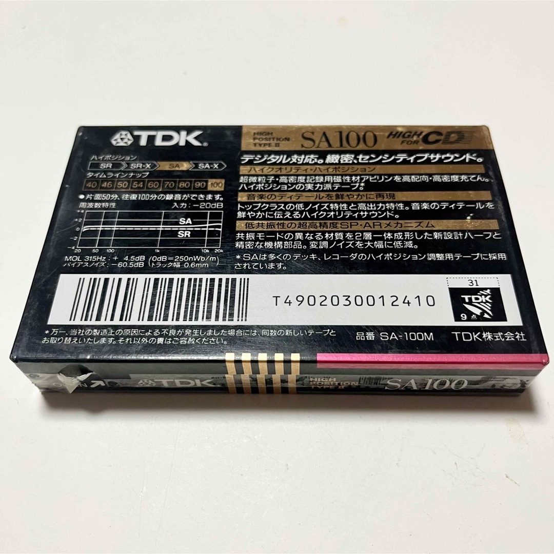 h0279/未開封/カセットテープ/TDK/CDing2/ハイポジ/74分/18本 h0279/未開封/カセットテープ/TDK/CDing2/ハイポジ/74分/18本