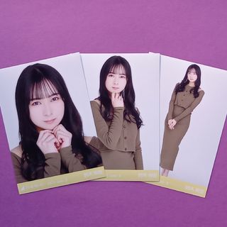 ノギザカフォーティーシックス(乃木坂46)の468. 鈴木絢音 2021.June-Ⅱ 生写真3種コンプ(アイドルグッズ)