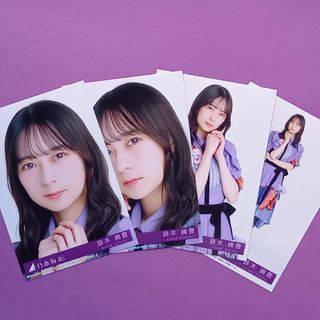ノギザカフォーティーシックス(乃木坂46)の488. 鈴木絢音 Actually 特典生写真4種コンプ(アイドルグッズ)