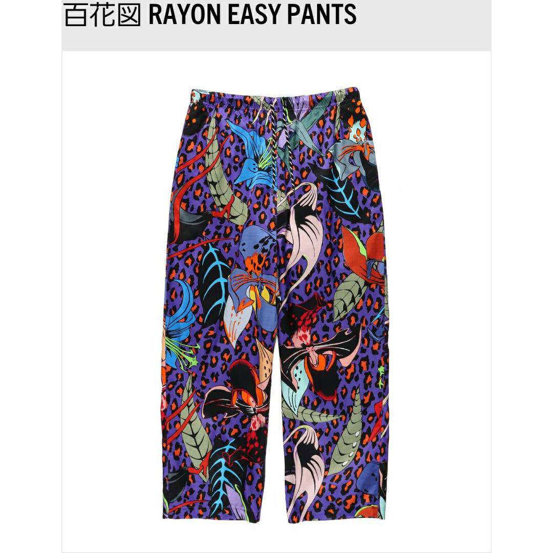 WACKO MARIA - WACKO MARIA 百花図 RAYON EASY PANTSの通販 by WACKO MARIA - WACKO MARIA 百花図 RAYON EASY PANTSの通販 by