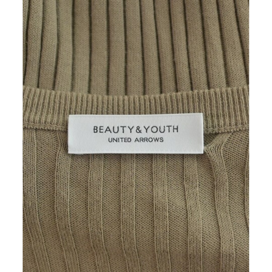 H BEAUTY&YOUTH カーディガン F 茶 【古着】【中古】の通販 by