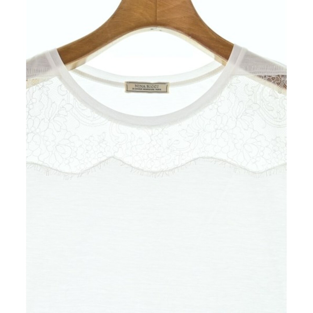 NINA RICCI - NINA RICCI ニナリッチ Tシャツ・カットソー S 白 NINA RICCI - NINA RICCI ニナリッチ Tシャツ・カットソー S 白