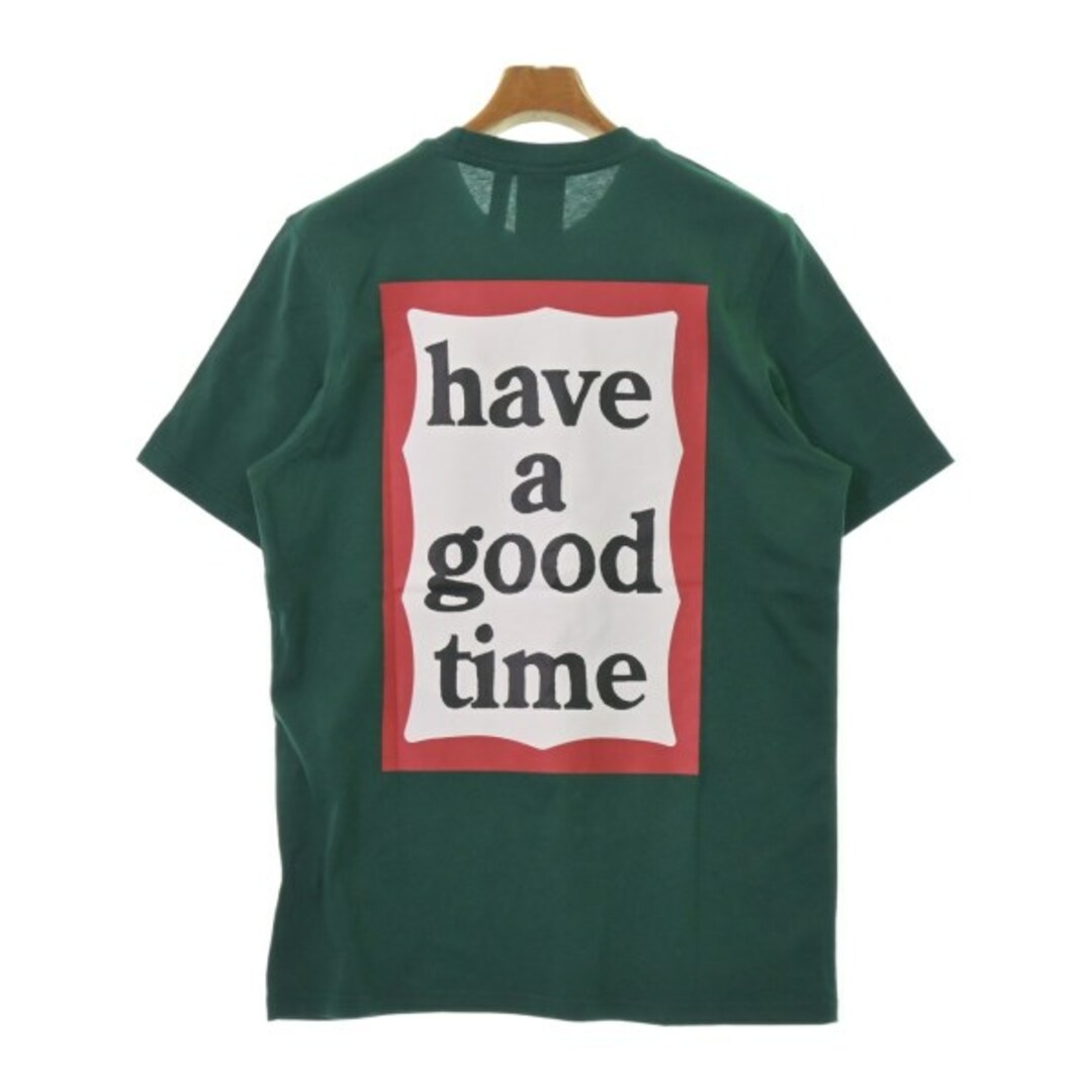 have a good time Tシャツ・カットソー O(XL位) 緑 【古着 have a good time Tシャツ・カットソー O(XL位) 緑 【古着