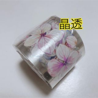 ⑤♡海外マステ♡ 时间格子 TimeGrid  さん 花未开（晶透）(テープ/マスキングテープ)