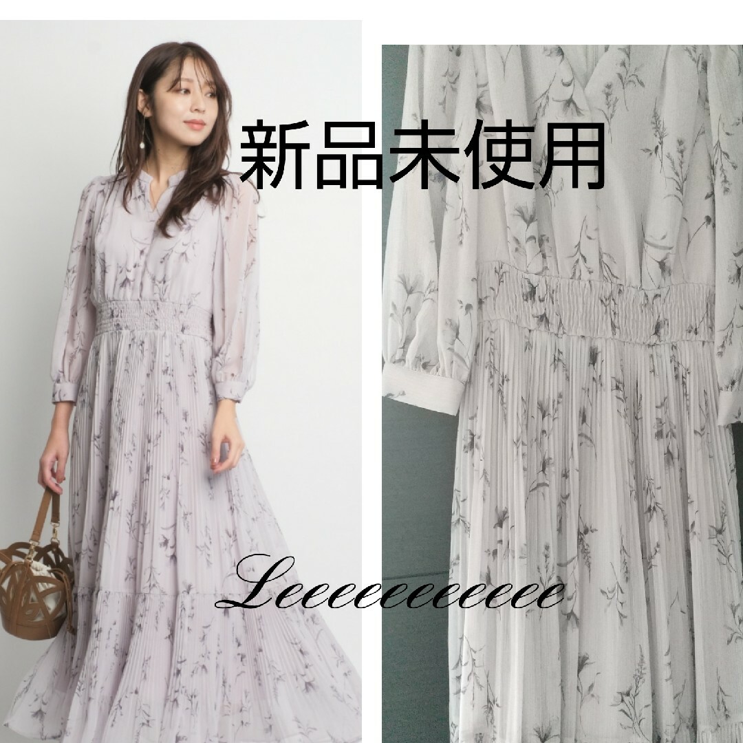 新品未使用 シアーフラワープリントワンピース ジャスグリッティー 新品未使用 シアーフラワープリントワンピース ジャスグリッティー