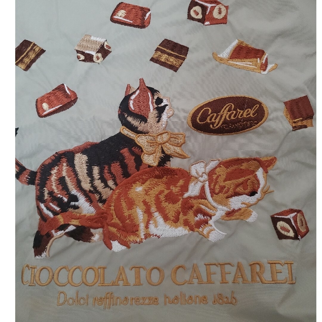 エコバッグM 猫 刺繍 ボールアンドチェーン カファレルの通販 by エコバッグM 猫 刺繍 ボールアンドチェーン カファレルの通販 by