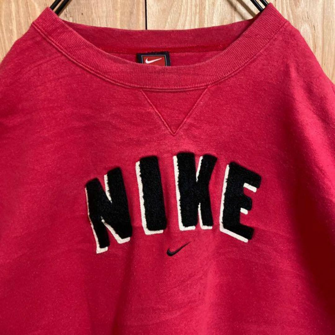 NIKE - ナイキ スウェット デカロゴ トレーナー USA古着 90s NIKE - ナイキ スウェット デカロゴ トレーナー USA古着 90s