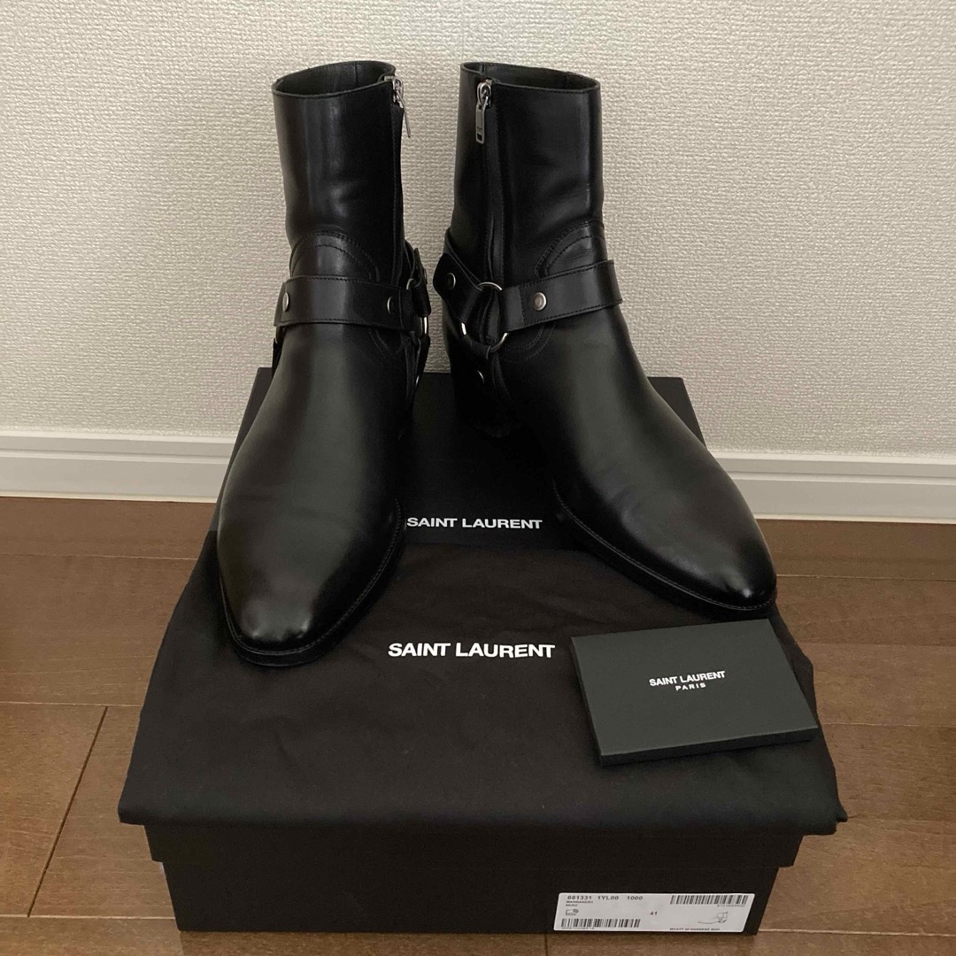 SAINT LAURENT - ワイアットハーネスブーツの通販 by やまと SAINT LAURENT - ワイアットハーネスブーツの通販 by やまと