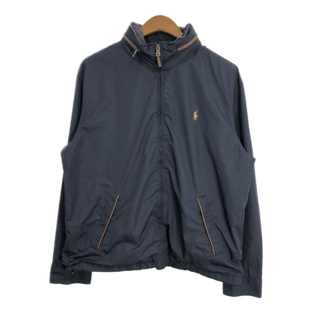 POLO RALPH LAUREN - Polo by Ralph Lauren ポロ ラルフローレン ウィンドブレーカージャケット ネイビー (メンズ L) 中古 古着 R9645