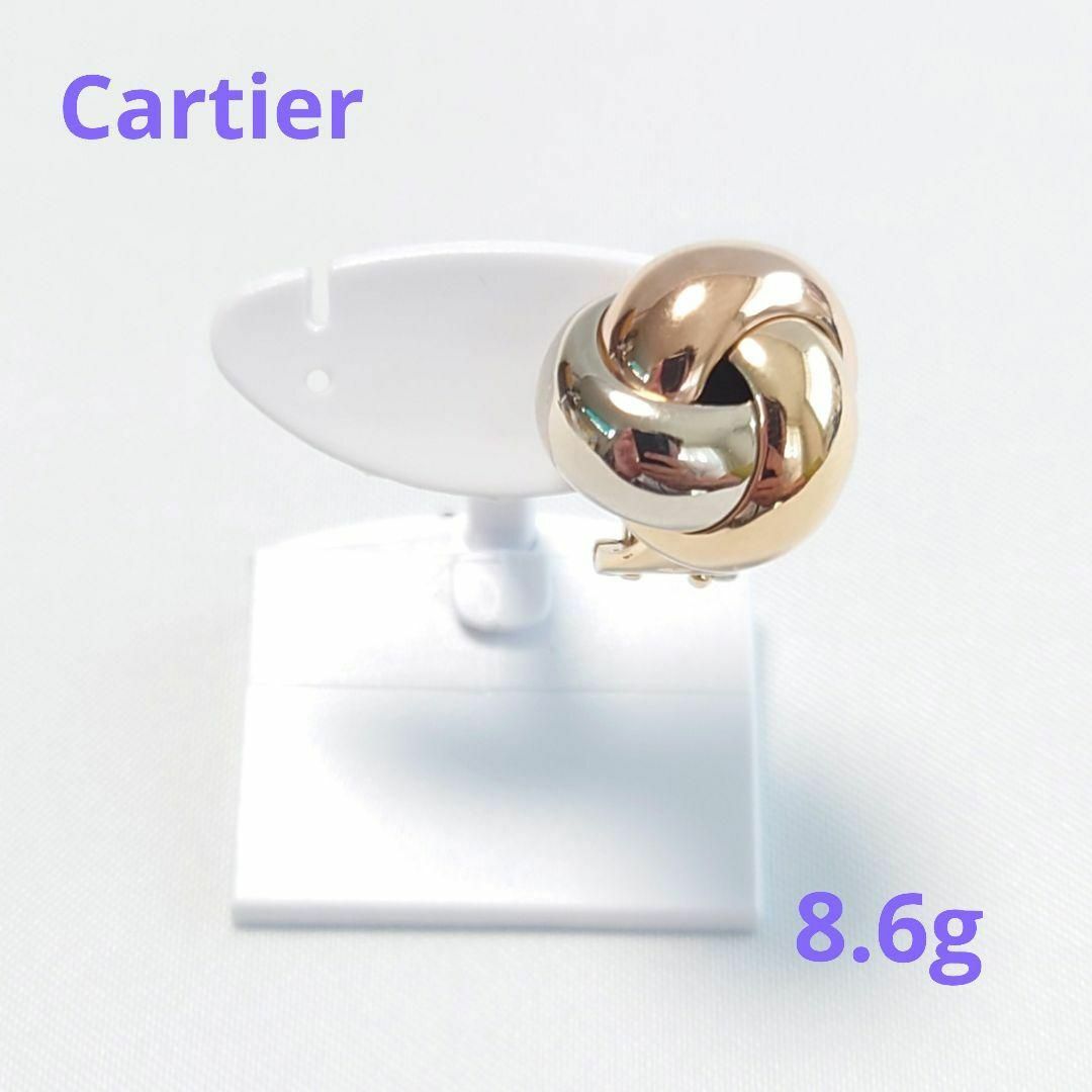 新品仕上げ済】Cartier カルティエ トリニティ ピアス 片耳用 5338 新品仕上げ済】Cartier カルティエ トリニティ ピアス 片耳用 5338