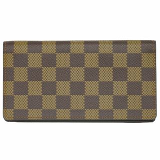 ルイヴィトン(LOUIS VUITTON)の本物 ルイヴィトン LOUIS VUITTON LV ポルトカルト クレディ ダミエ エベヌ 札入れ 長財布 ブラウン N60825 ビトン 財布 ウォレット 中古	(財布)