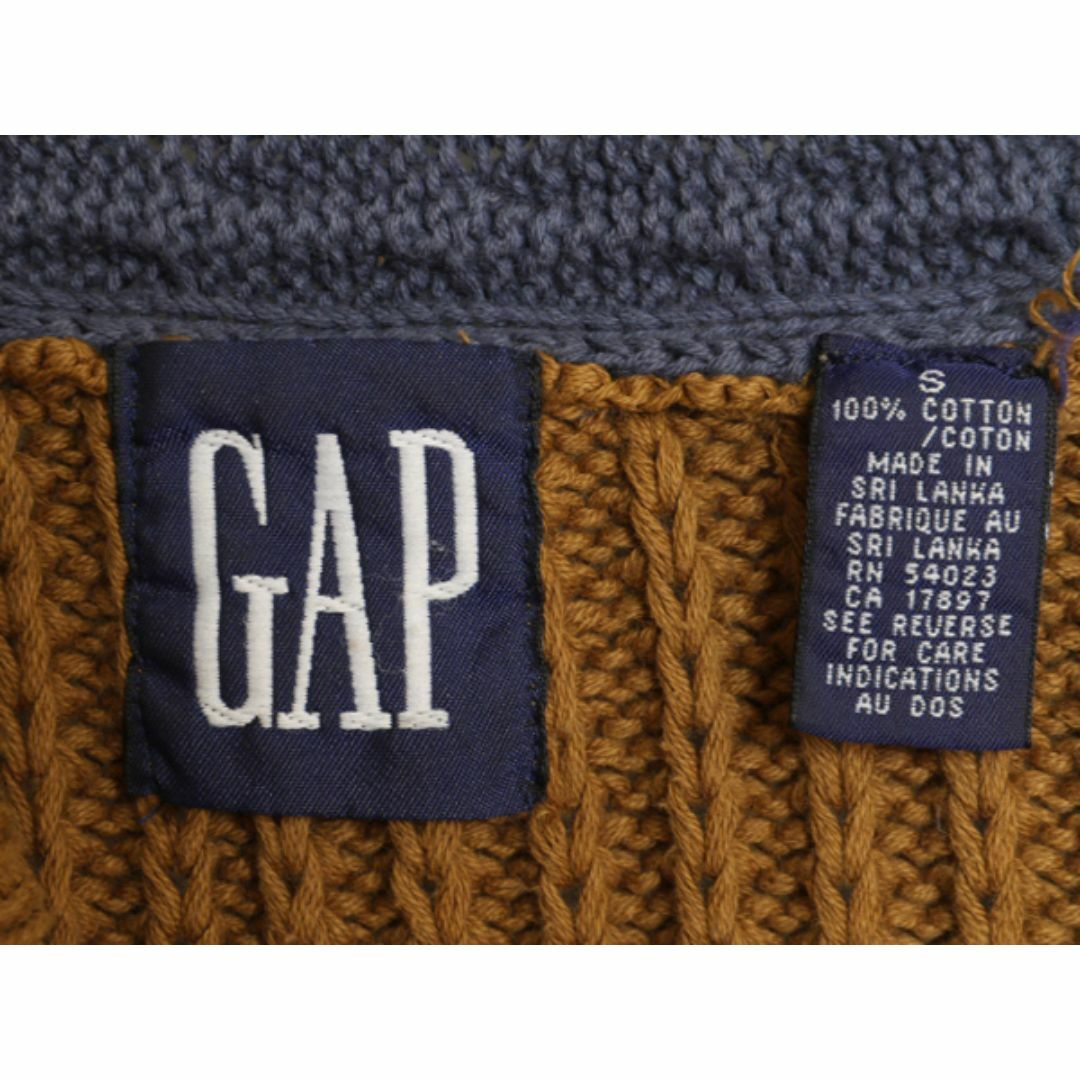 90s OLD GAP チルデン チャンキー ニット セーター メンズ S 90s OLD GAP チルデン チャンキー ニット セーター メンズ S