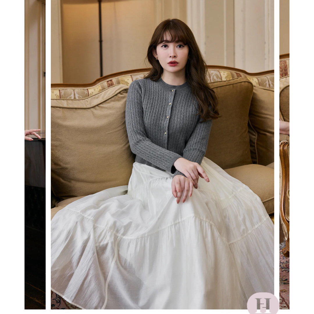 Asymmetry Tiered Skirt herlipto Asymmetry Tiered Skirt herlipto