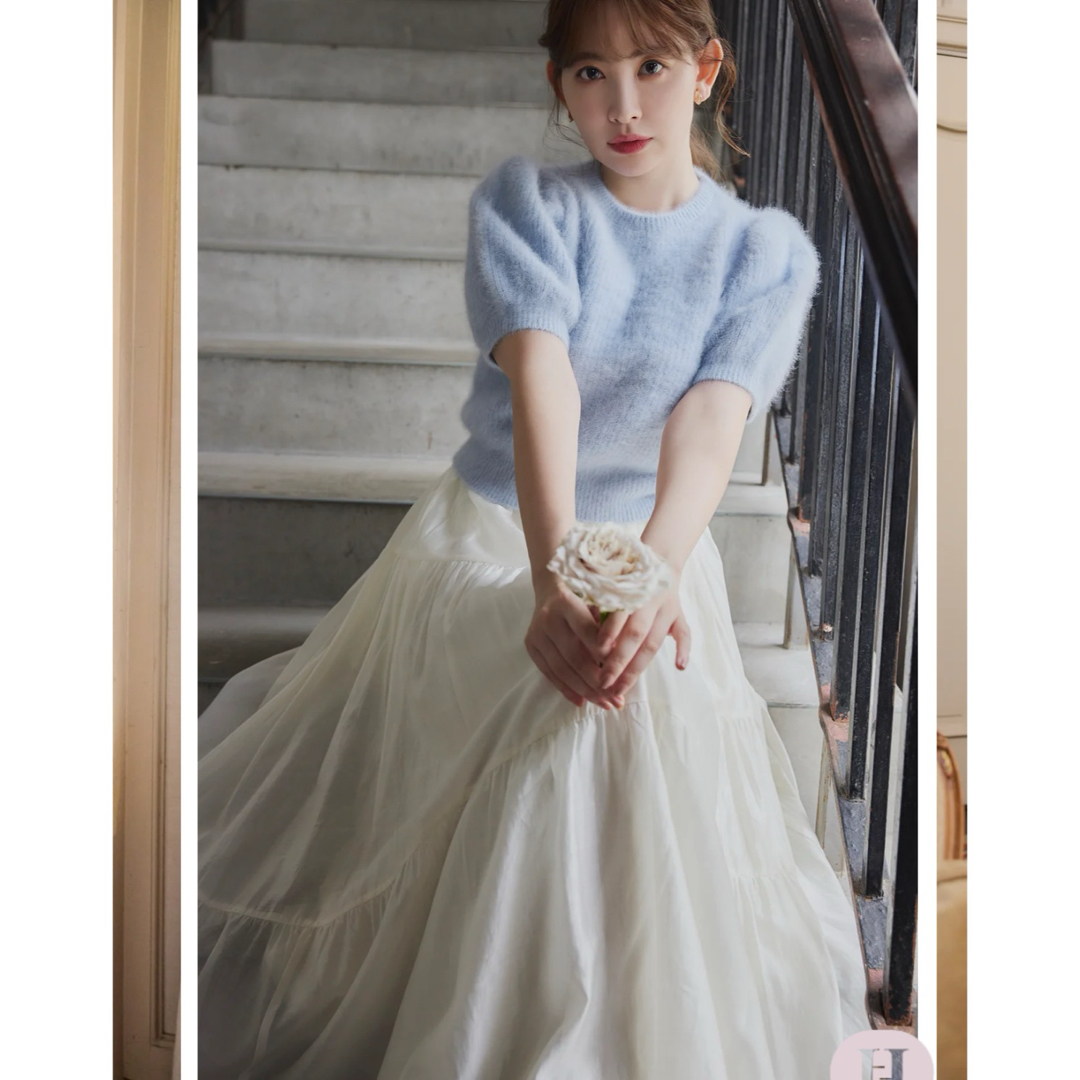 Asymmetry Tiered Skirt herlipto Asymmetry Tiered Skirt herlipto