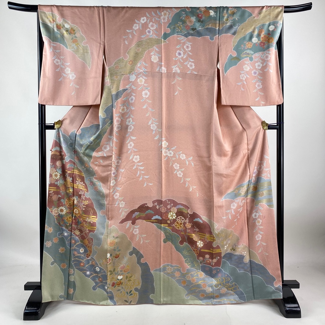 訪問着 身丈166cm 裄丈66cm 正絹 逸品