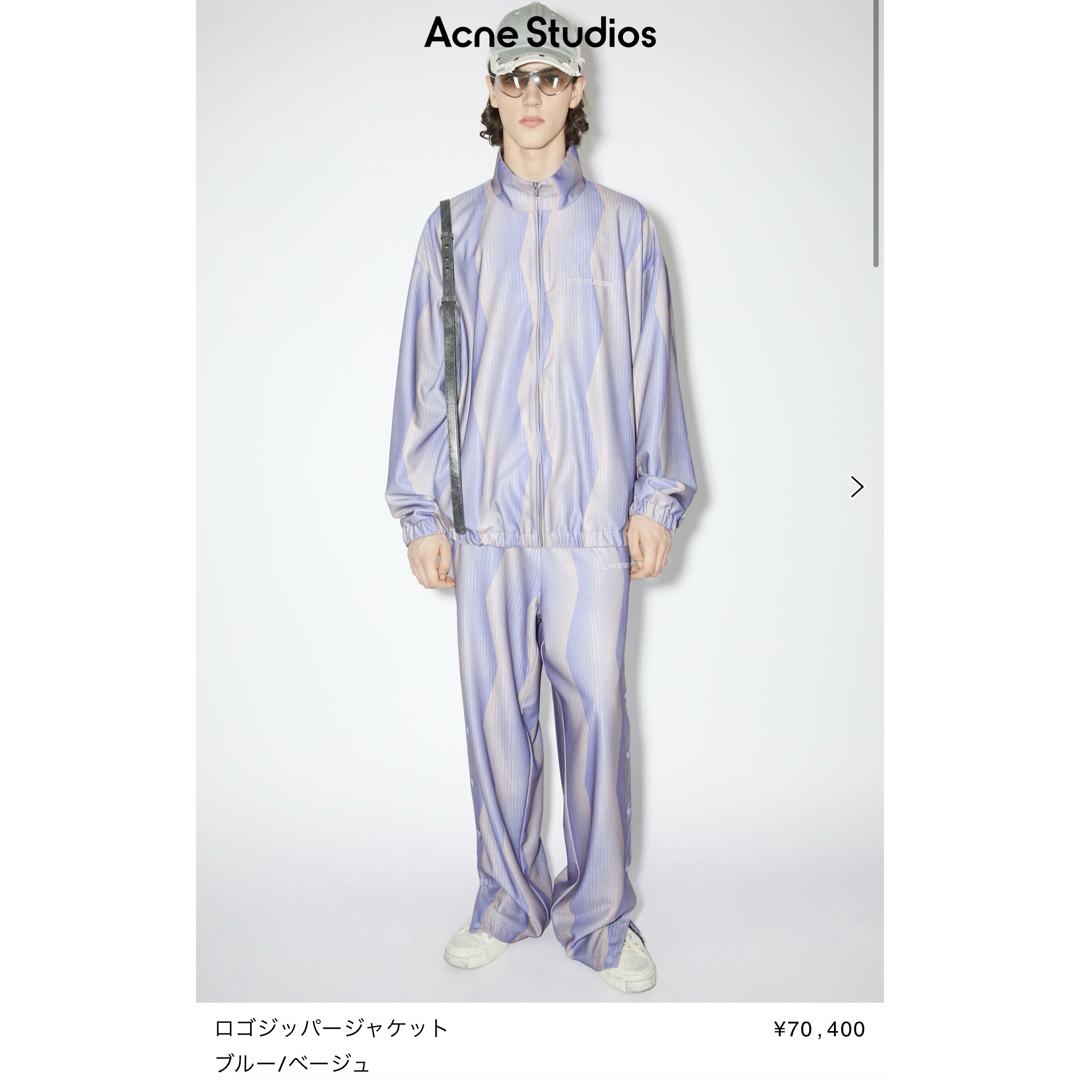 Acne Studios - 定価70400円 23AW Acne Studiosロゴジッパー Acne Studios - 定価70400円 23AW Acne Studiosロゴジッパー