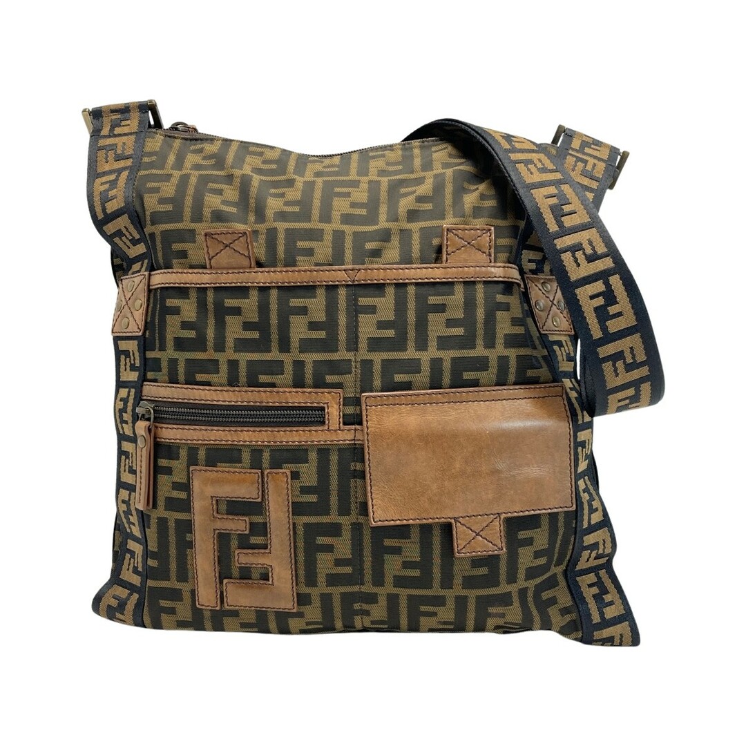 FENDI - FENDI フェンディ ズッカ柄 ショルダーバッグ 7VA167 FENDI - FENDI フェンディ ズッカ柄 ショルダーバッグ 7VA167