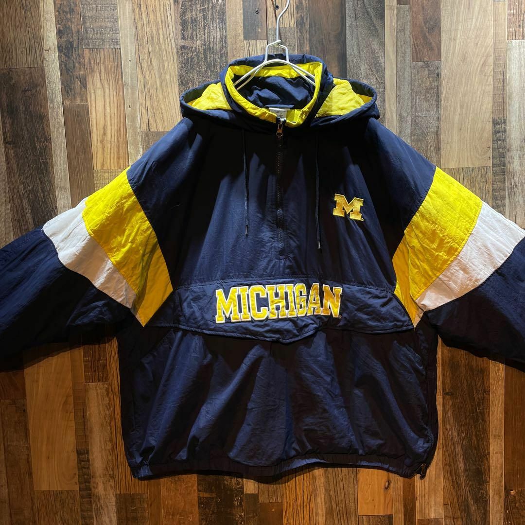 ミシガン USAナイロン アノラック メンズ 2XL 長袖 ジャケット ミシガン USAナイロン アノラック メンズ 2XL 長袖 ジャケット