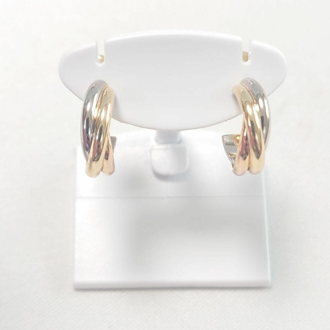 Cartier - 【美品】Cartier カルティエ トリニティ フープピアス Cartier - 【美品】Cartier カルティエ トリニティ フープピアス