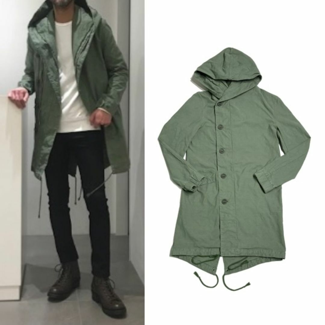 junhashimoto - 一度着7.2万 ジュンハシモト　M-51 ラップ コート