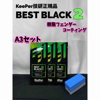 【キーパー技研正規品】★樹脂フェンダーコーティング★2枚◎付属品◎【A3セット】(洗車・リペア用品)