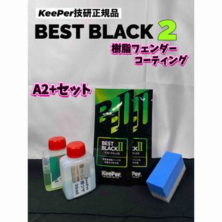 【キーパー技研正規品】★樹脂フェンダーコーティング★2枚【A+溶剤セット】(洗車・リペア用品)