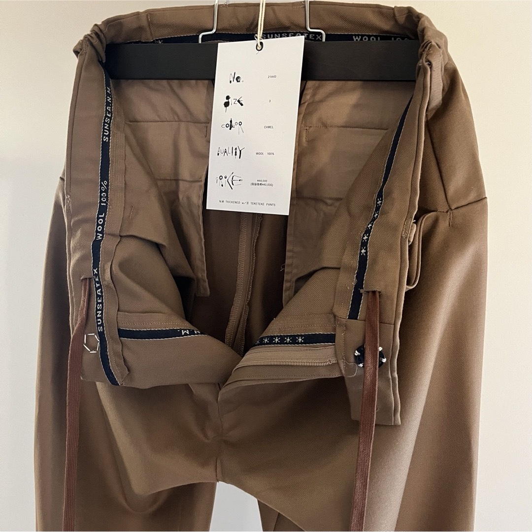 美品/名作】SUNSEA N.M THICKENED テケテケパンツ 21aw 美品/名作】SUNSEA N.M THICKENED テケテケパンツ 21aw