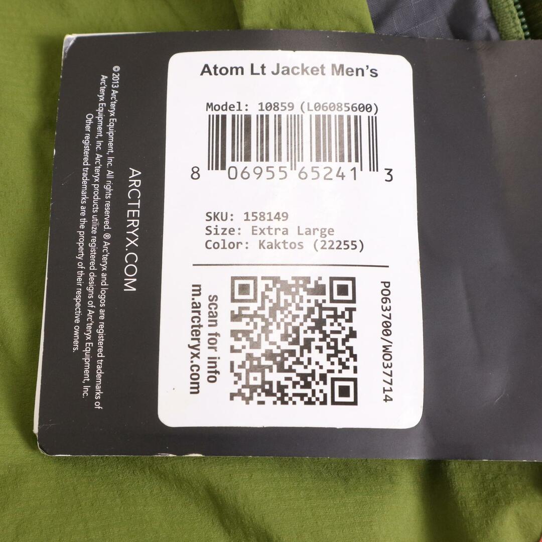ARC'TERYX - 新品タグ付き ARC'TERYX アークテリクス ATOM LT ARC'TERYX - 新品タグ付き ARC'TERYX アークテリクス ATOM LT