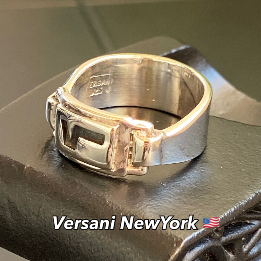 ベルサーニ【24号】シルバーリングVERSANI NY ロゴ入りプレート ベルサーニ【24号】シルバーリングVERSANI NY ロゴ入りプレート